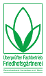 Logo Überprüfter Fachbetrieb Friedhofsgärtnerei